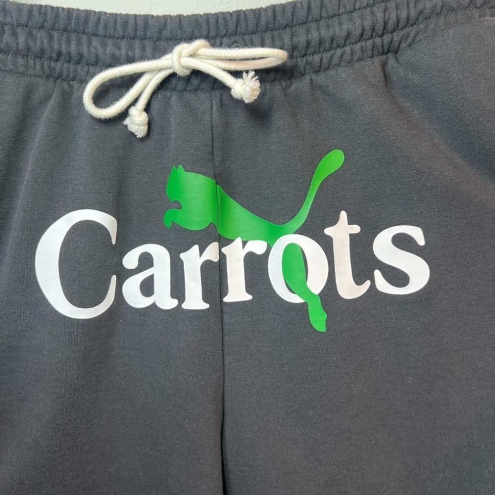 PUMA x Carrots 7" Sweat Shorts Black Casual Athletic Streetwear Mens Size Medium - Picture 9 of 15